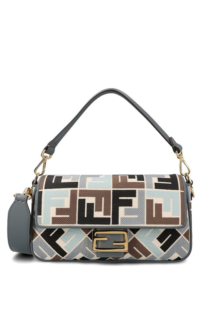 Fendi BAGUETTE FF EMBROIDERED SHOULDER BAG