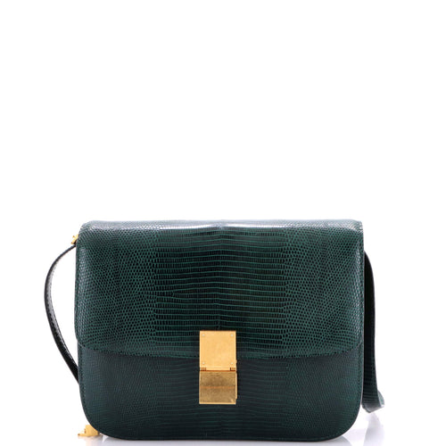 CELINE Classic Box Bag Lizard Medium