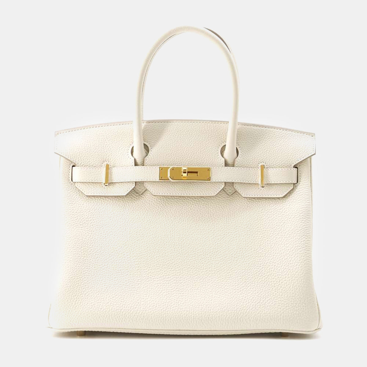 Hermès Ivory Togo Leather Birkin 25 Bag