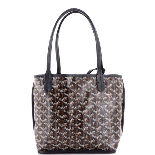 GOYARD Anjou Reversible Tote Coated Canvas Mini