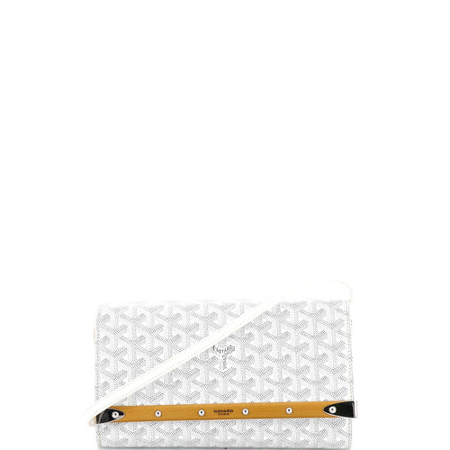 GOYARD Monte Carlo Clutch with Strap Coated Canvas PM