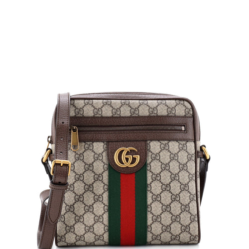 GUCCI Ophidia Messenger Bag GG Coated Canvas Small
