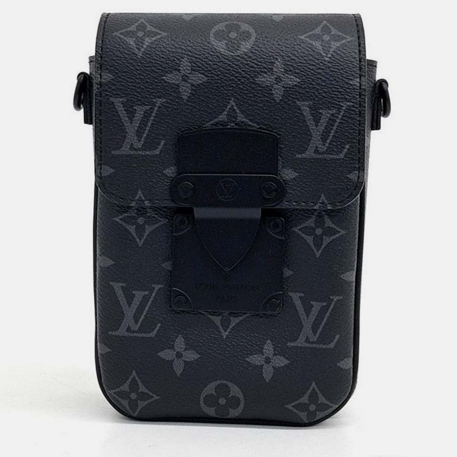 Louis Vuitton Vertikale tragbare Geldbörse Eclipse S-Lock