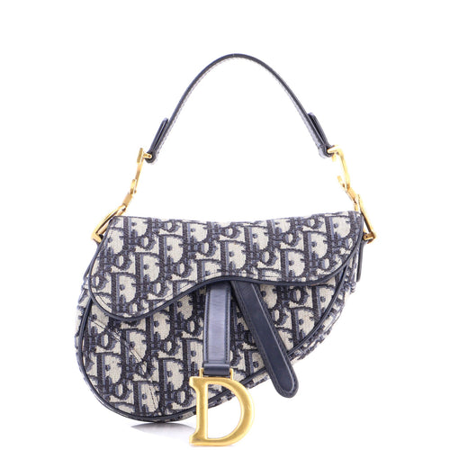 Saddle Handbag Oblique Canvas Mini
