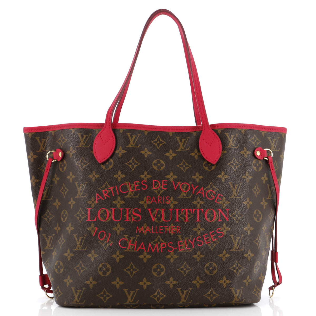 Louis Vuitton Neverfull Tote Limited Edition Ikat Monogram Canvas MM
