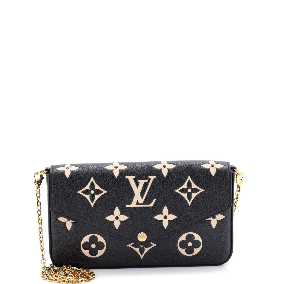 Louis Vuitton Felicie Pochette Bicolor Monogram Empreinte Giant