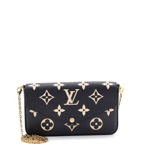 Felicie Pochette Bicolor Monogram Empreinte Giant