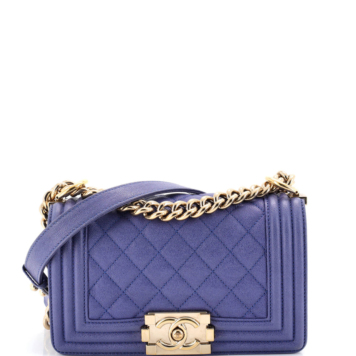 Chanel CHANEL Boy Flap Bag Quilted Caviar Small