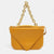 Orange Leather Mount Shoulder Bag