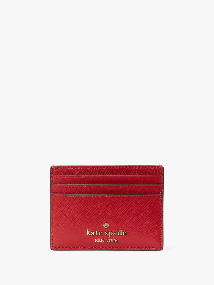 Kate Spade Au Madison Saffiano Leather Small Slim Card Holder