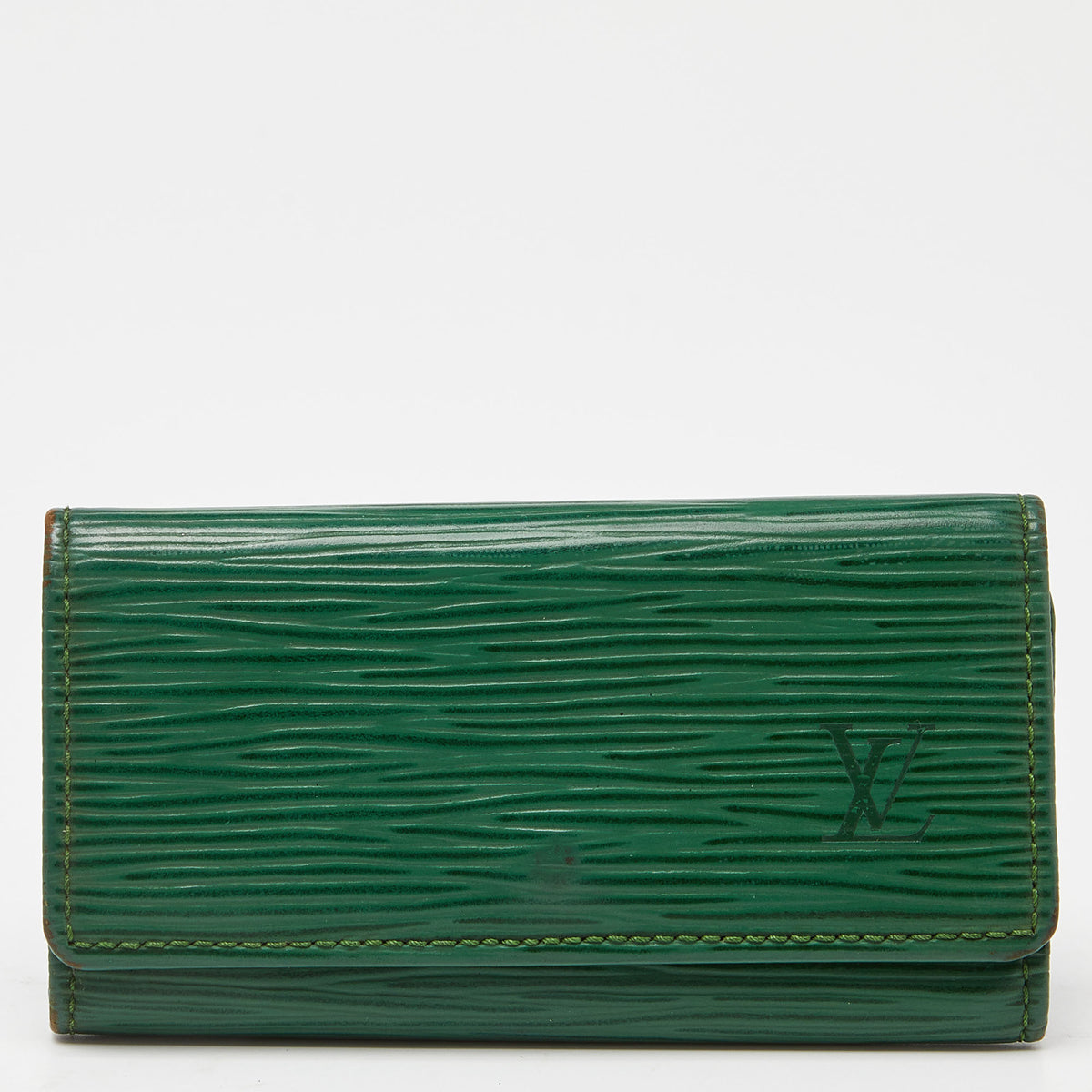 Louis Vuitton Borneo Green Epi Leather 4 Key Holder