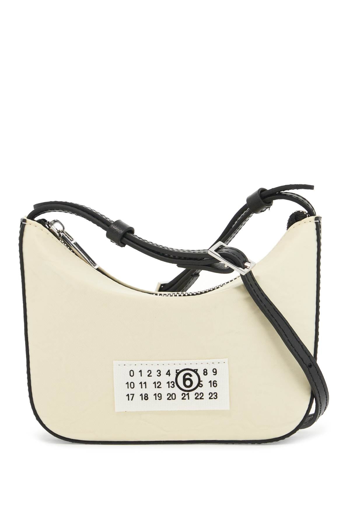 Mm6 Maison Margiela Women's Mini Numeric Shoulder Bag in Neutro | SB5ZI0008P6994