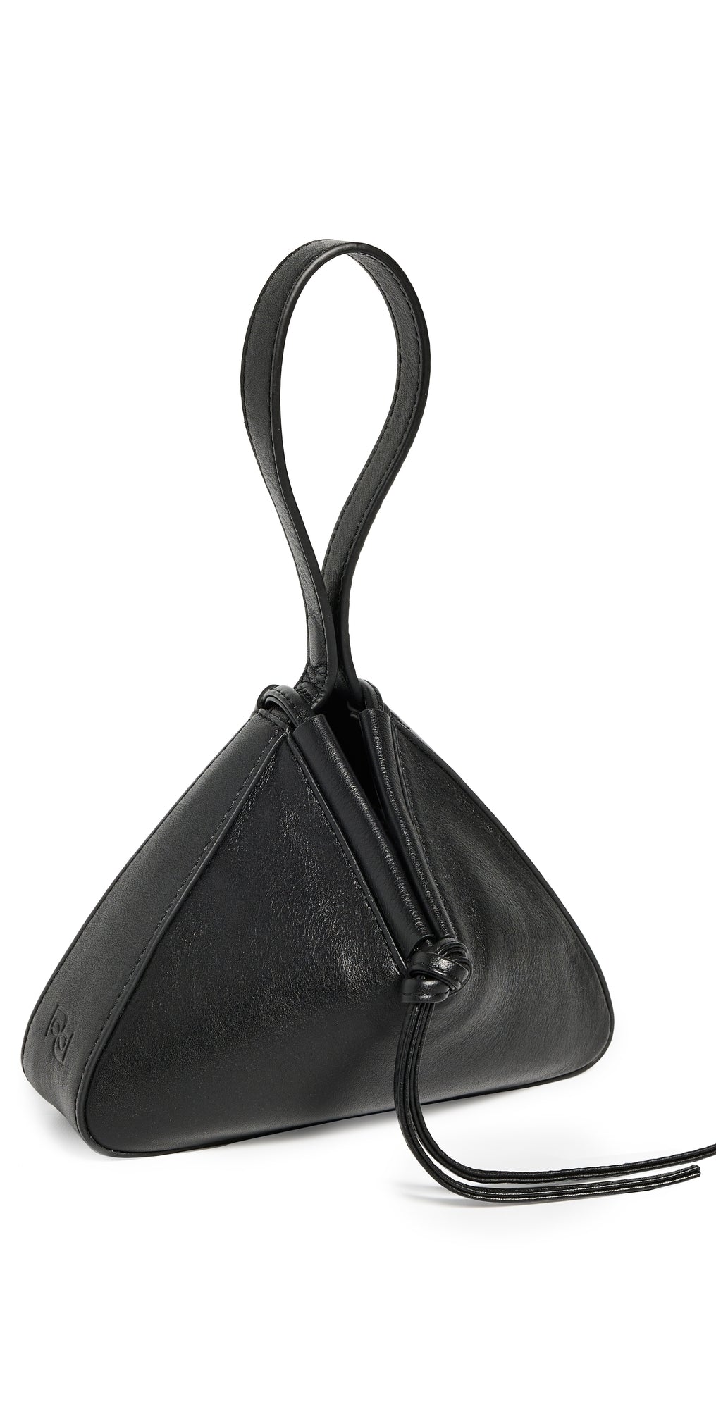 Reformation Mini Chiara Convertible Bag Black Leather One Size