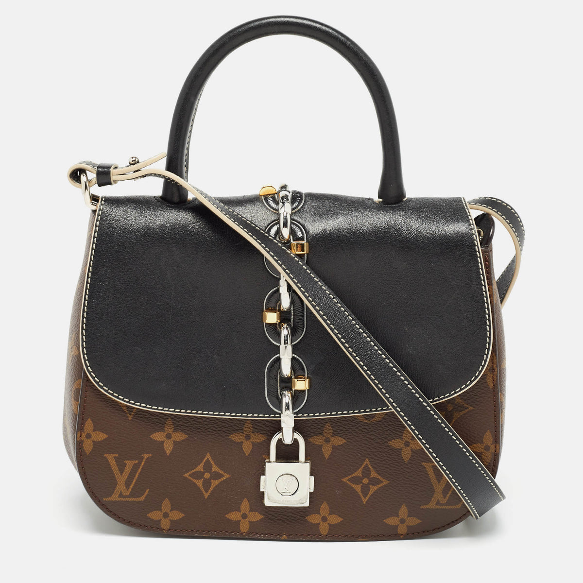 Louis Vuitton Black Monogram Canvas Chain It PM Bag