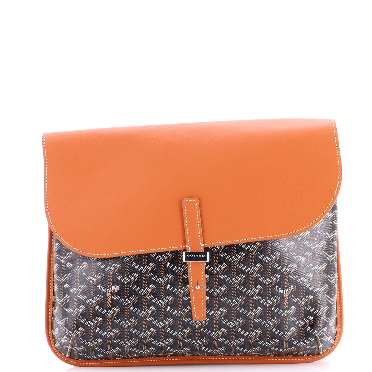 Goyard GOYARD Coursier Messenger Bag Coated Canvas and Leather