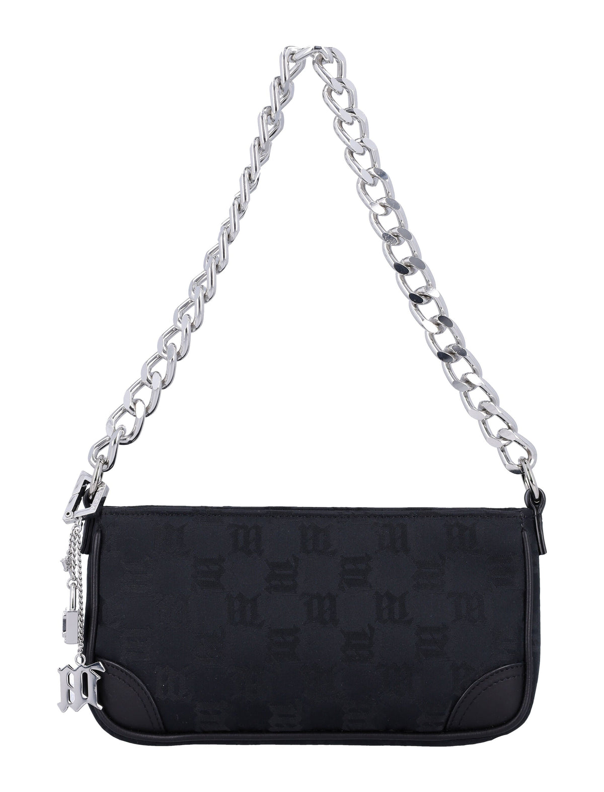 Misbhv Women's Monogram Chain Babe Bag in Black | 24A241A401 Color BLACK