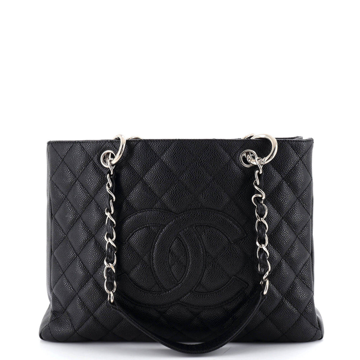Chanel CHANEL Grand Shopping Tote Quilted Caviar