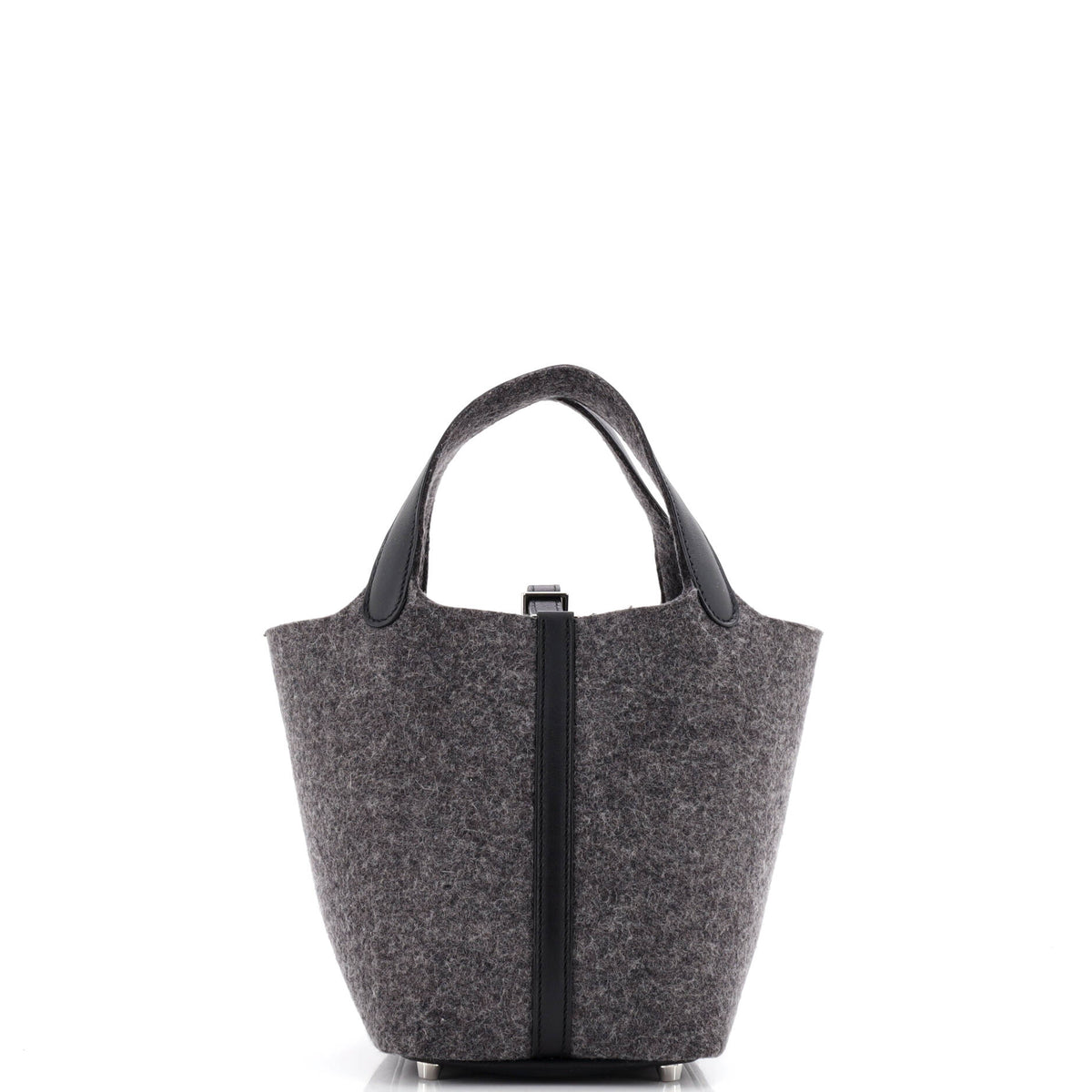 Herm?s Picotin Lock Bag Felt with Leather PM