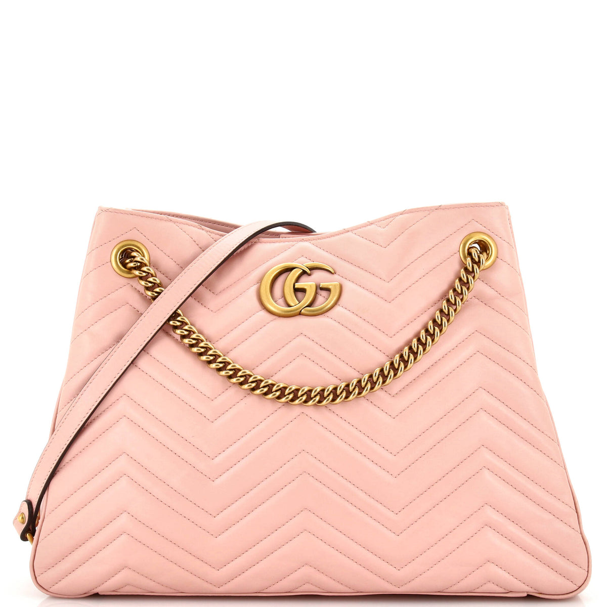 Gucci GUCCI GG Marmont Chain Shoulder Bag Matelasse Leather