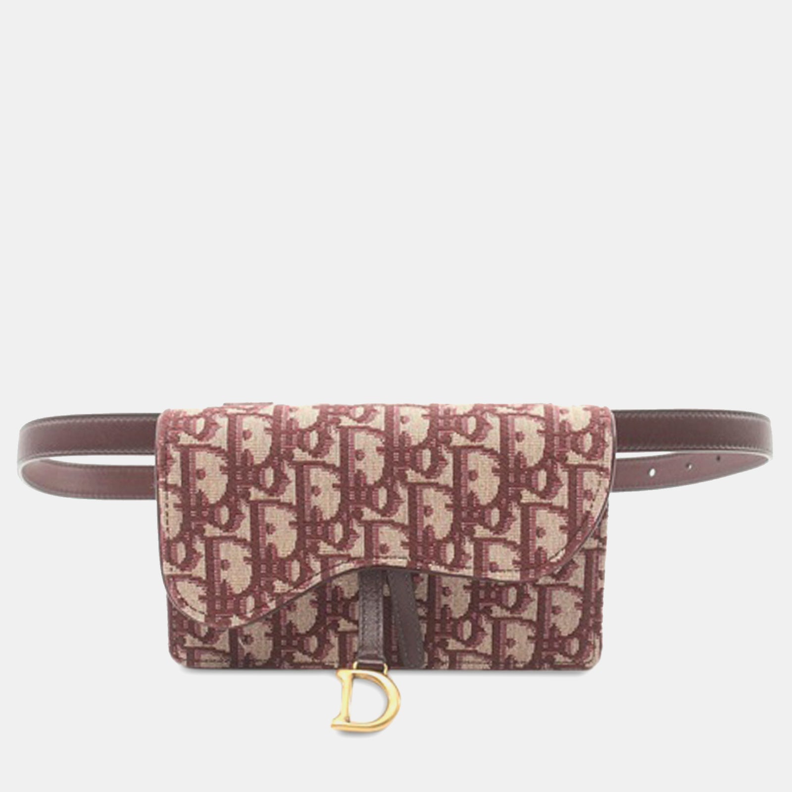 Dior Oblique Canvas Saddle Belt Bag