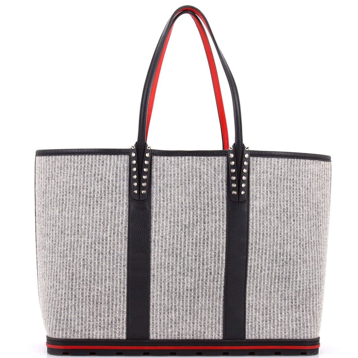 Christian Louboutin Cabata East West Tote Wool with Leather Large