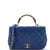 CHANEL Carry Chic Flap Bag Gestepptes Lammleder Klein