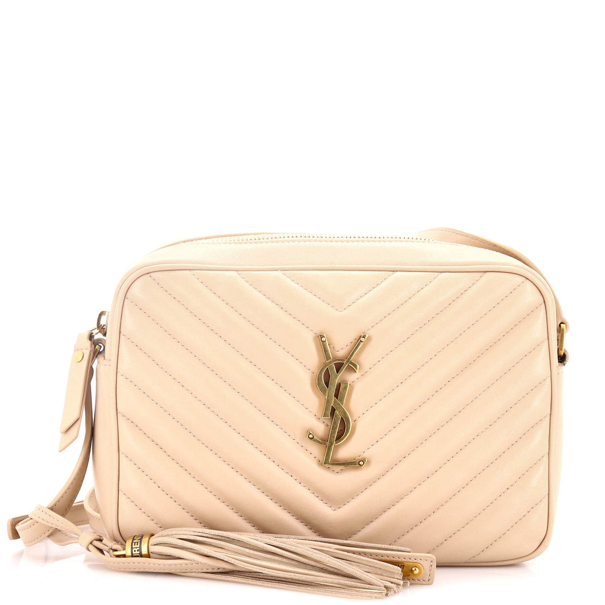 Saint Laurent Lou Camera Bag Matelasse Chevron Leather Small