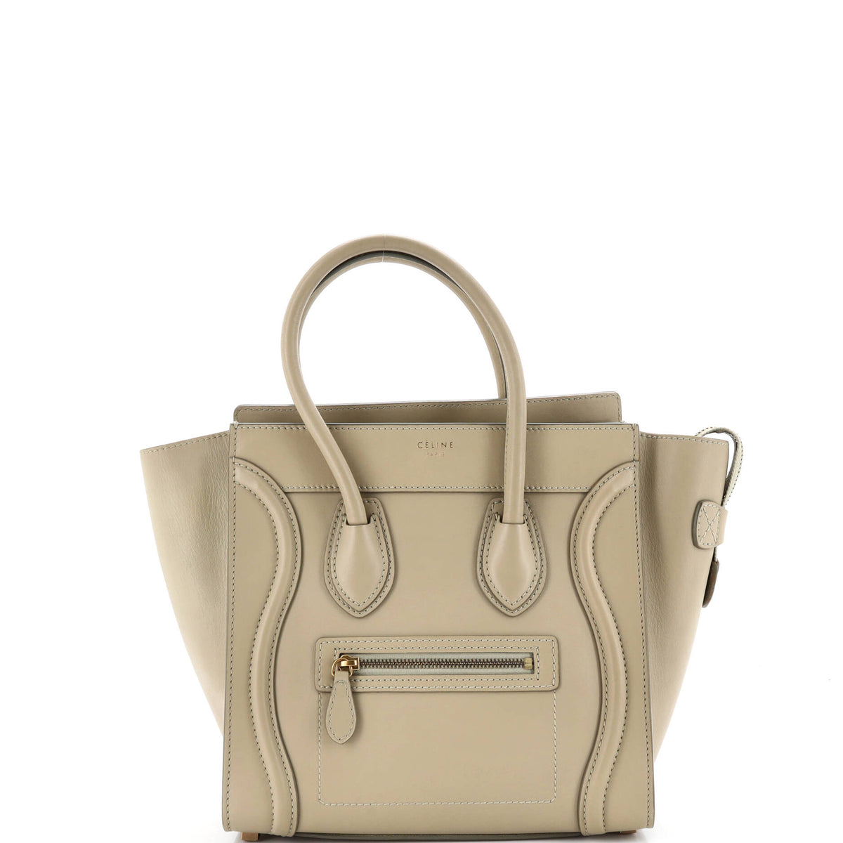 Celine CELINE Luggage Bag Grainy Leather Micro