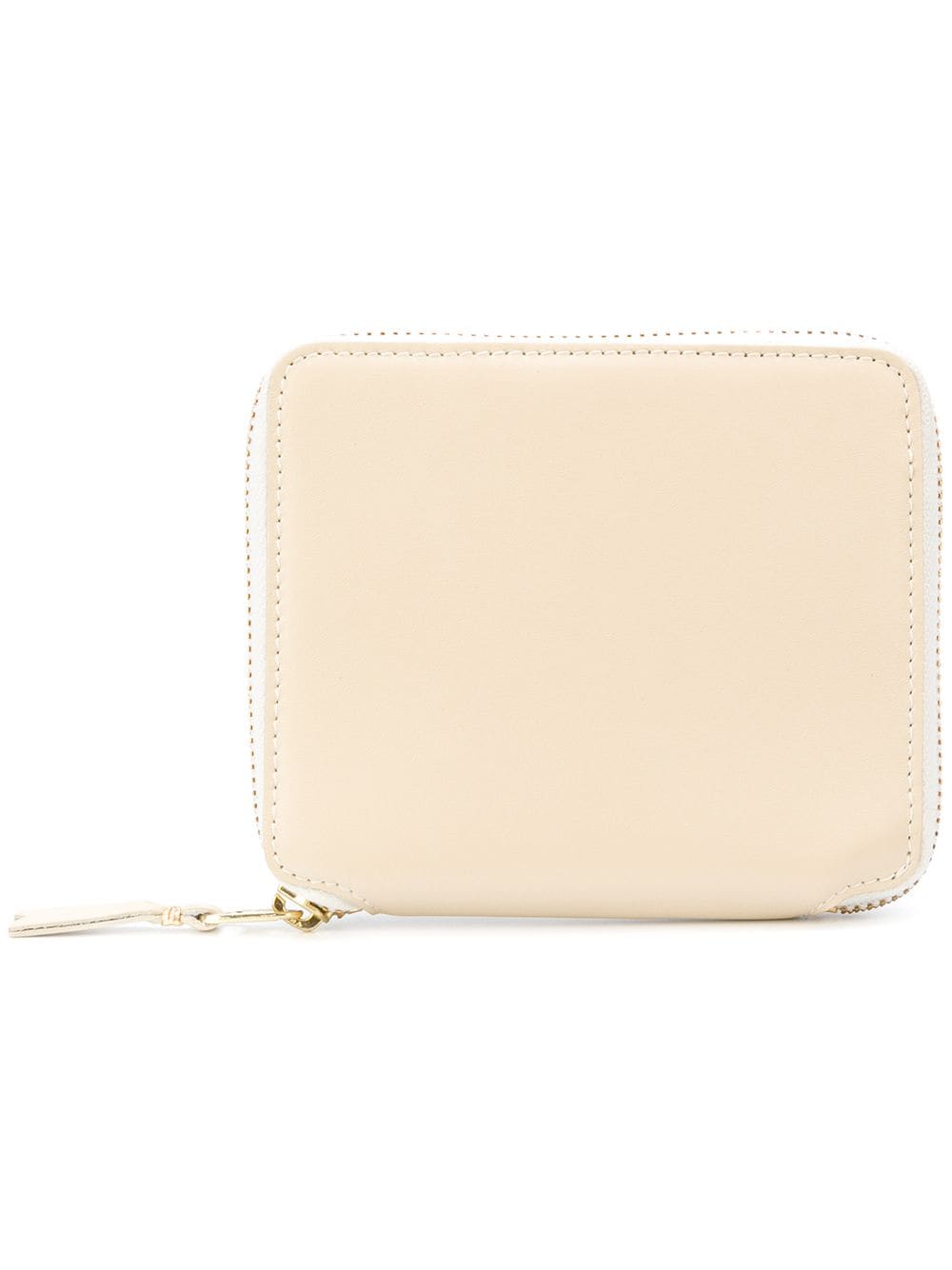 Comme Des Garçons Women's Zip Around Classic Leather Wallet in White | Size UNICA | SA2100