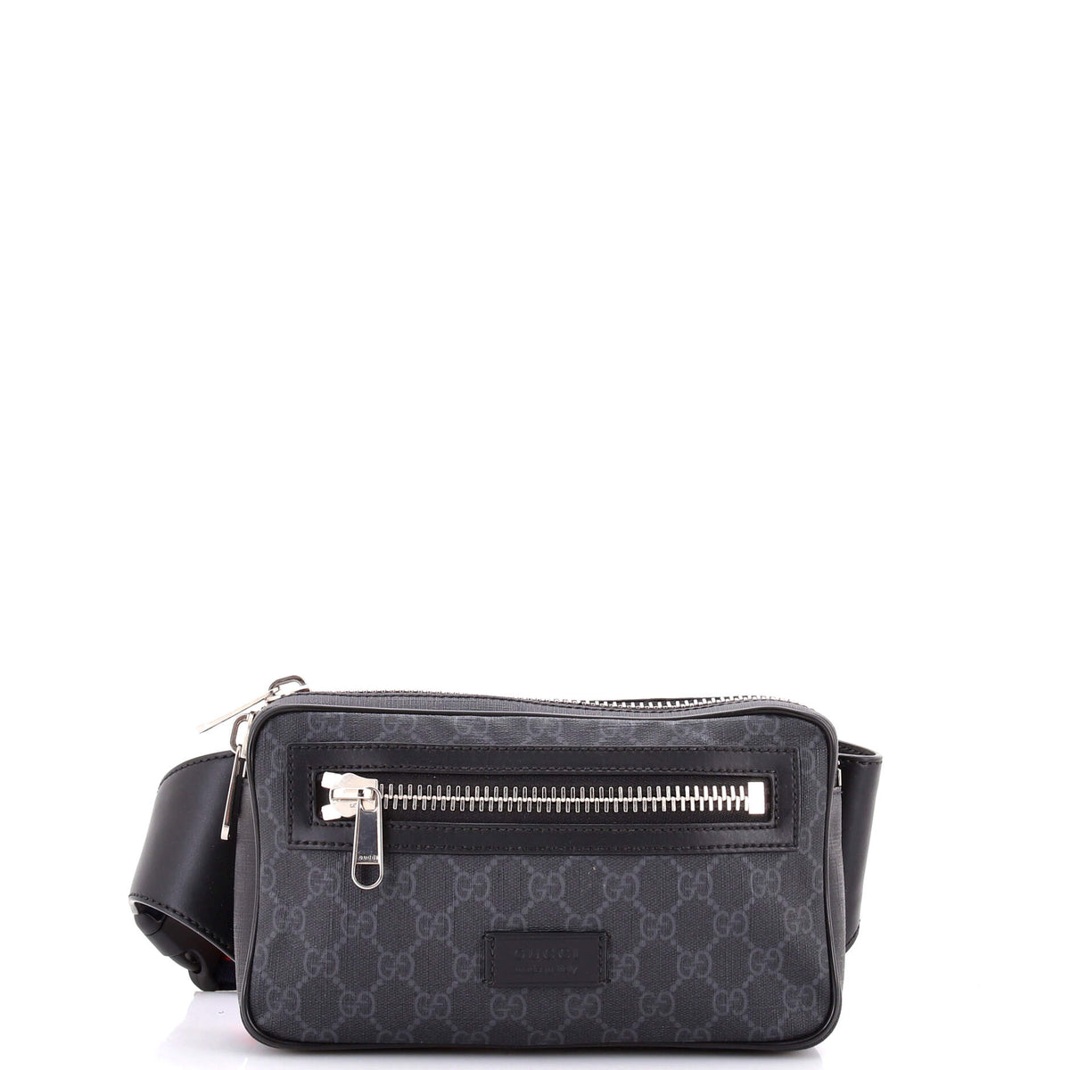 Gucci GUCCI Soft Zip Belt Bag GG Coated Canvas Small