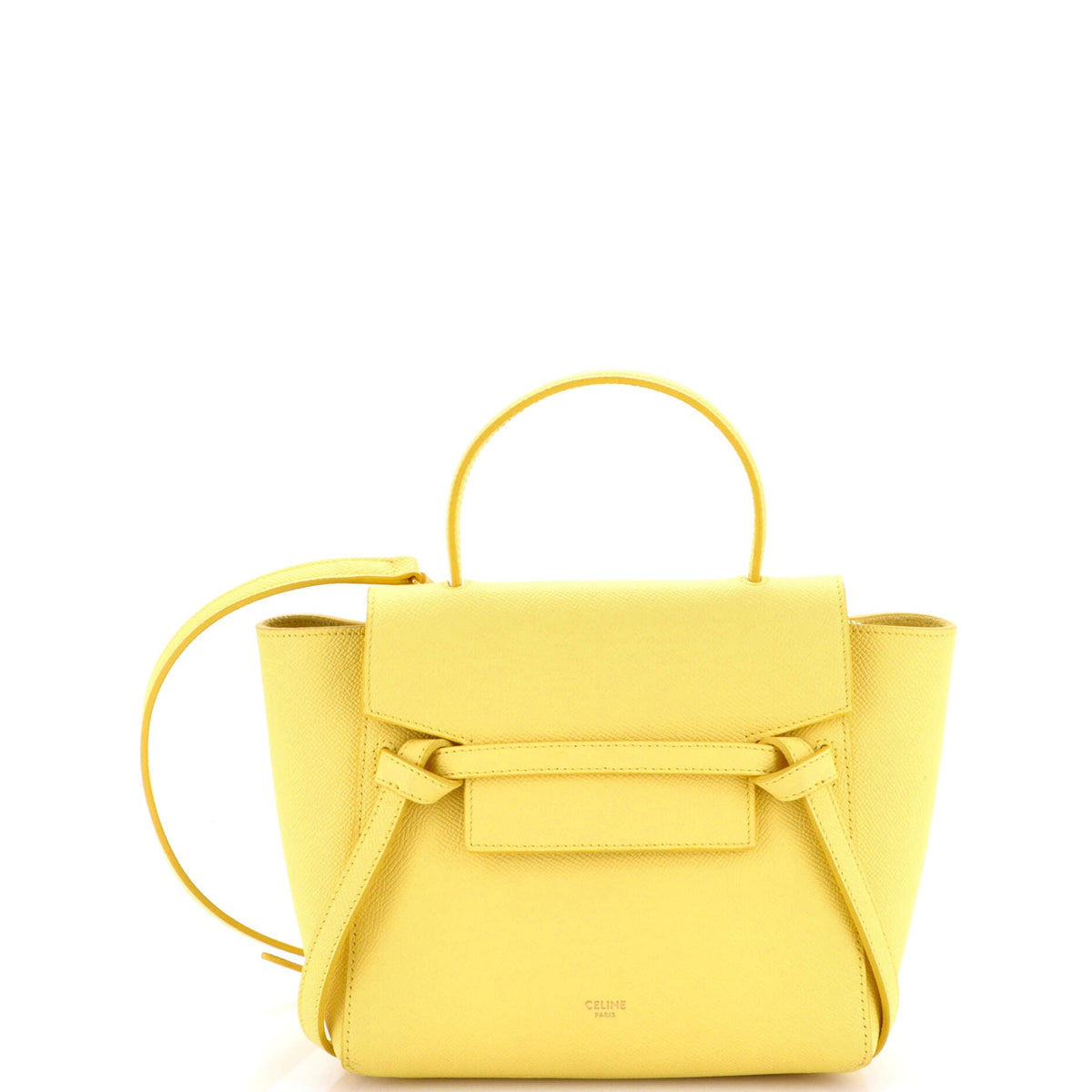 Celine CELINE Belt Bag Textured Leather Nano