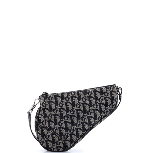 Vintage Saddle Bag Diorissimo Denim Mini