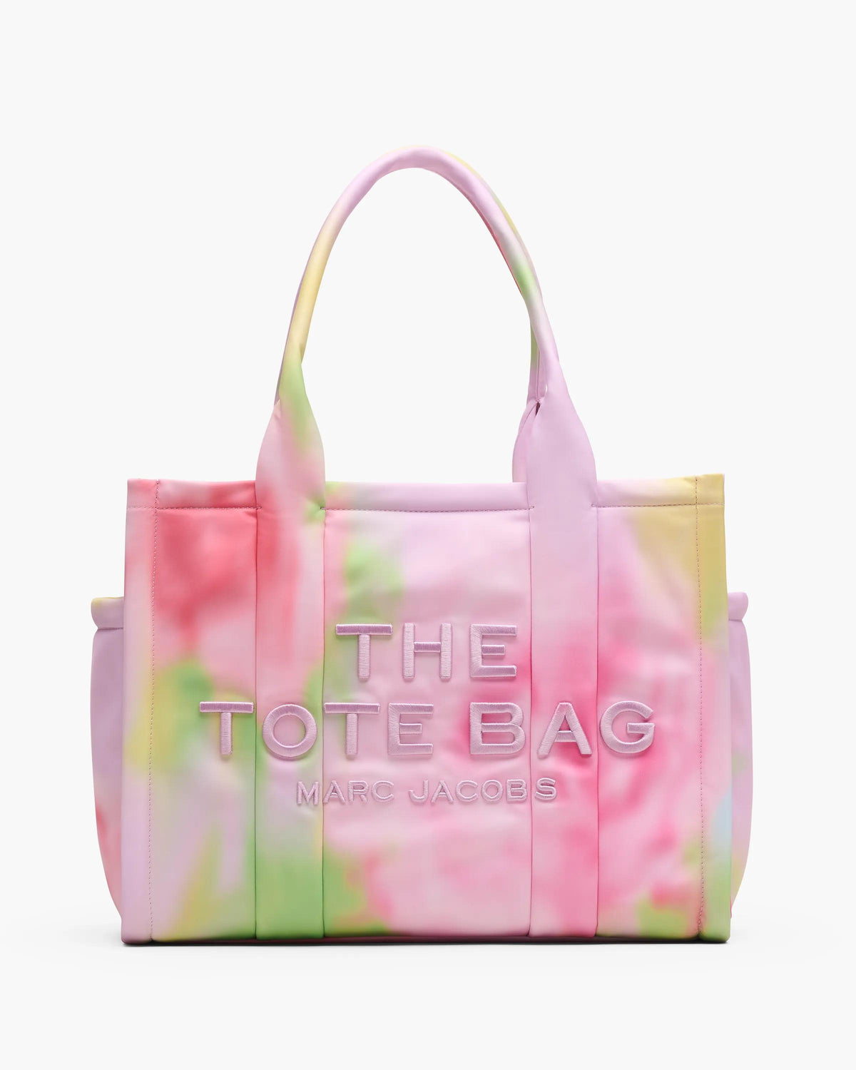 Marc Jacobs Marc Jacobs The Blurred Floral Large Puffy Nylon Tote Bag in Ribbon Pink Multi