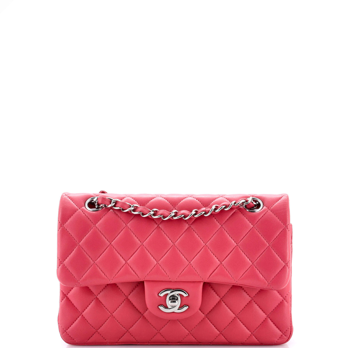 Chanel CHANEL Classic Double Flap Bag Quilted Lambskin Small