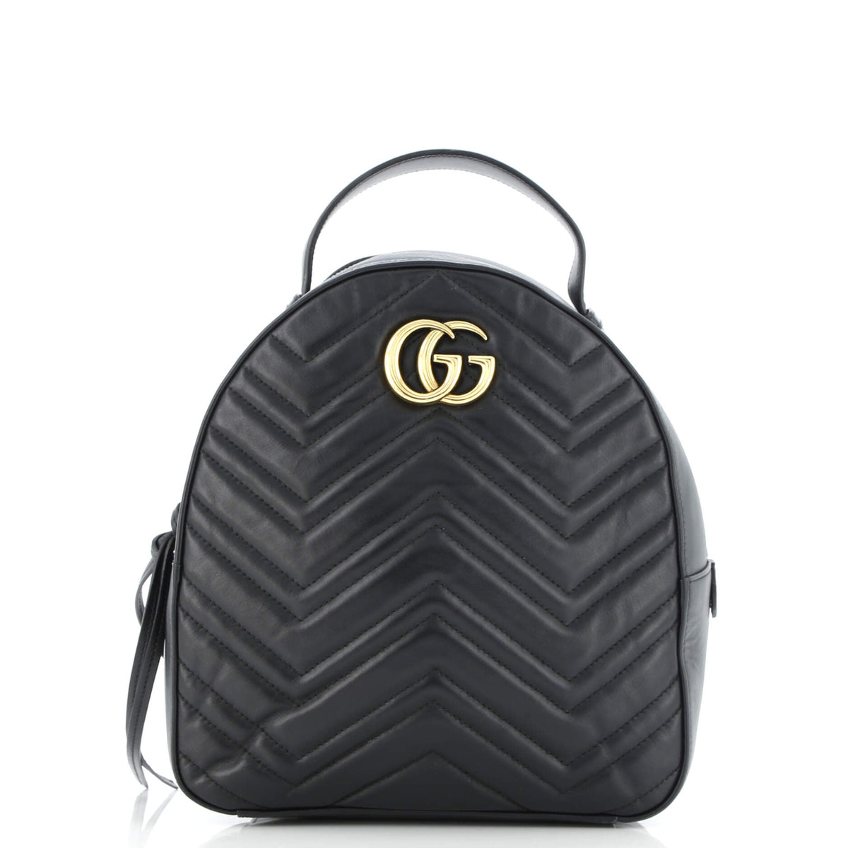Gucci GUCCI GG Marmont Backpack Matelasse Leather Small