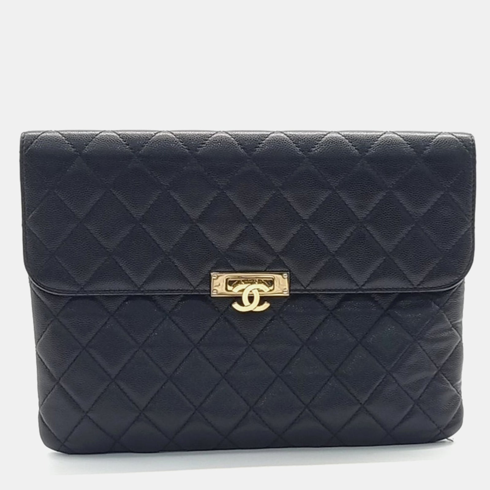 Chanel Caviar Flap Neue mittelgroße Clutch