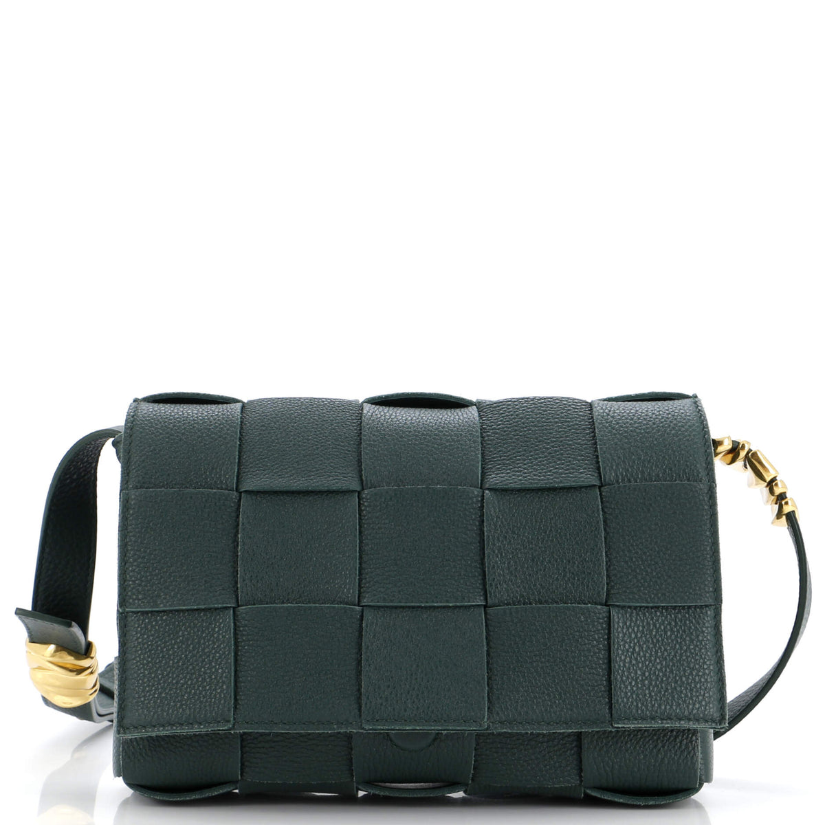 Bottega Veneta Cassette Crossbody Bag Maxi Intrecciato Grained Leather