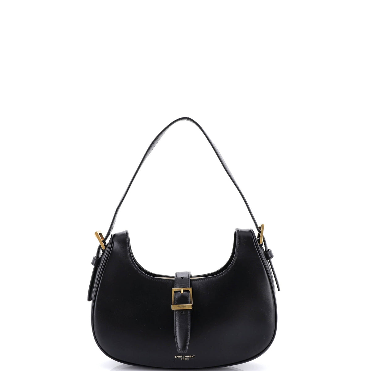 Saint Laurent Le Fermoir Hobo Shiny Leather