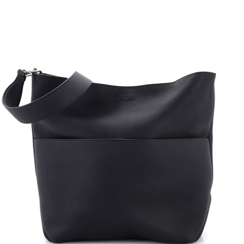 Prive Vertical Convertible Hobo Leather Large