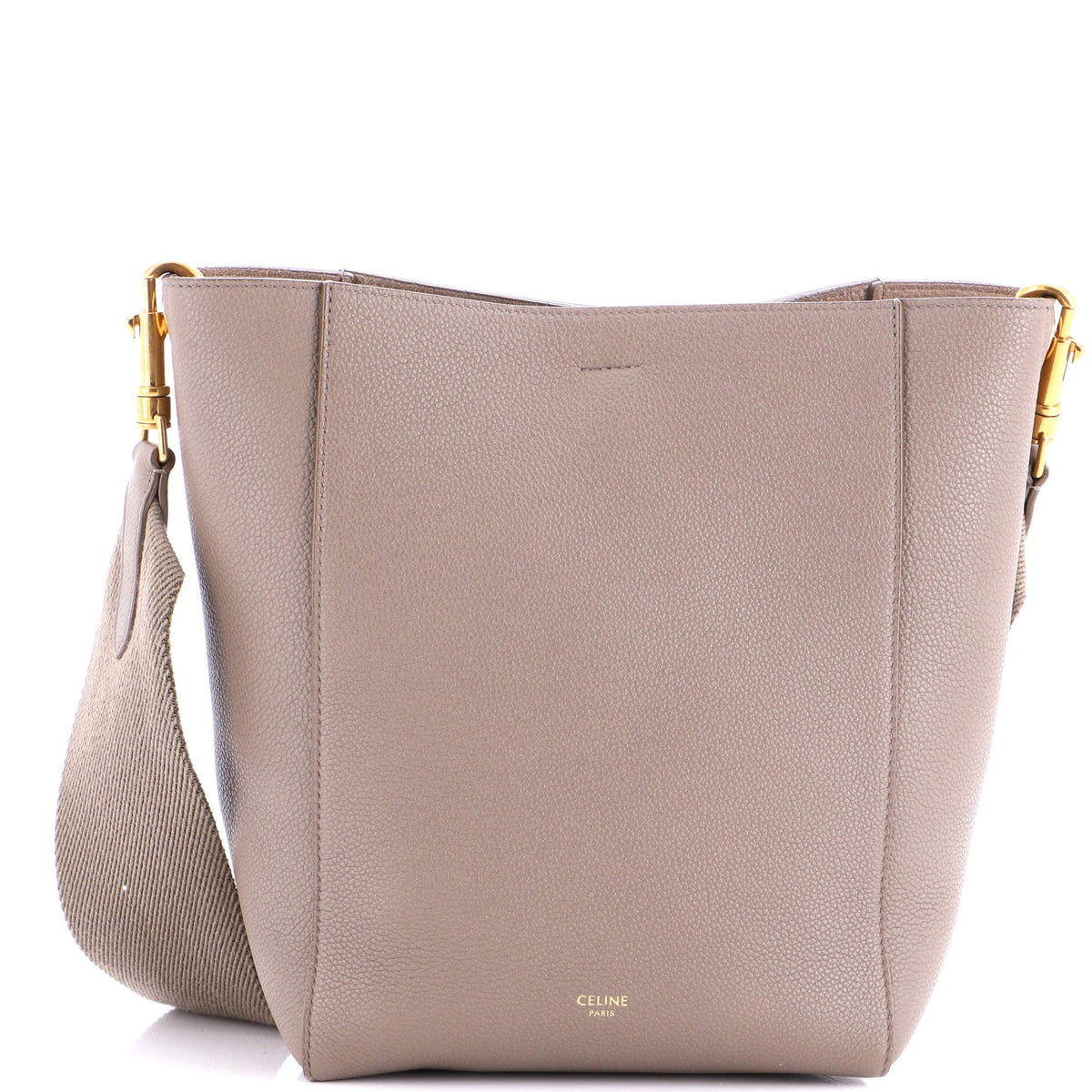 Celine CELINE Sangle Seau Bag Calfskin Small