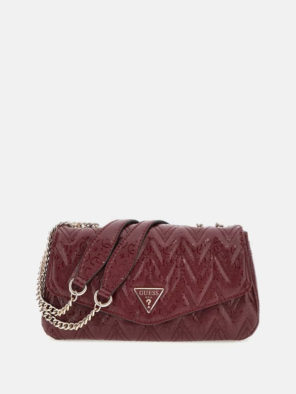 Guess Adelard 4G Logo Patent Crossbody