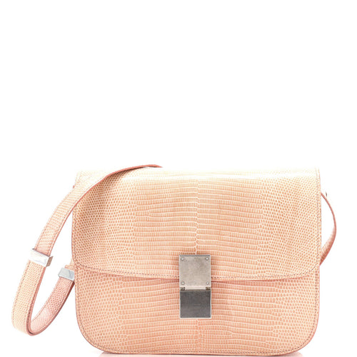 CELINE Classic Box Bag Lizard Medium