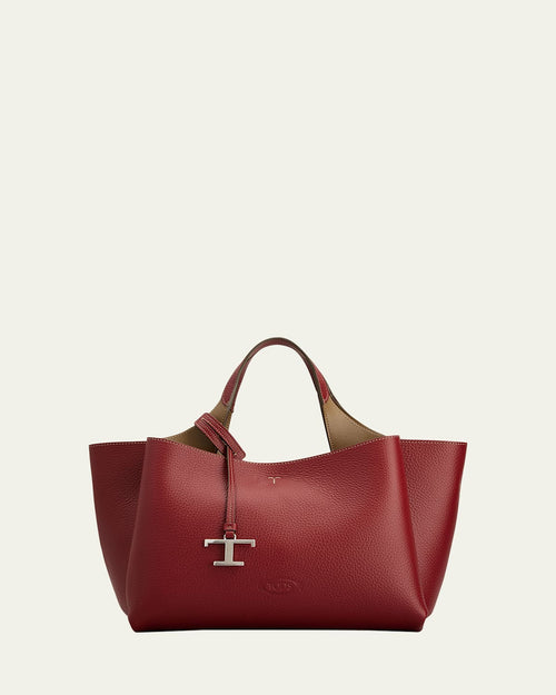 Mini Grain Leather Tote Bag
