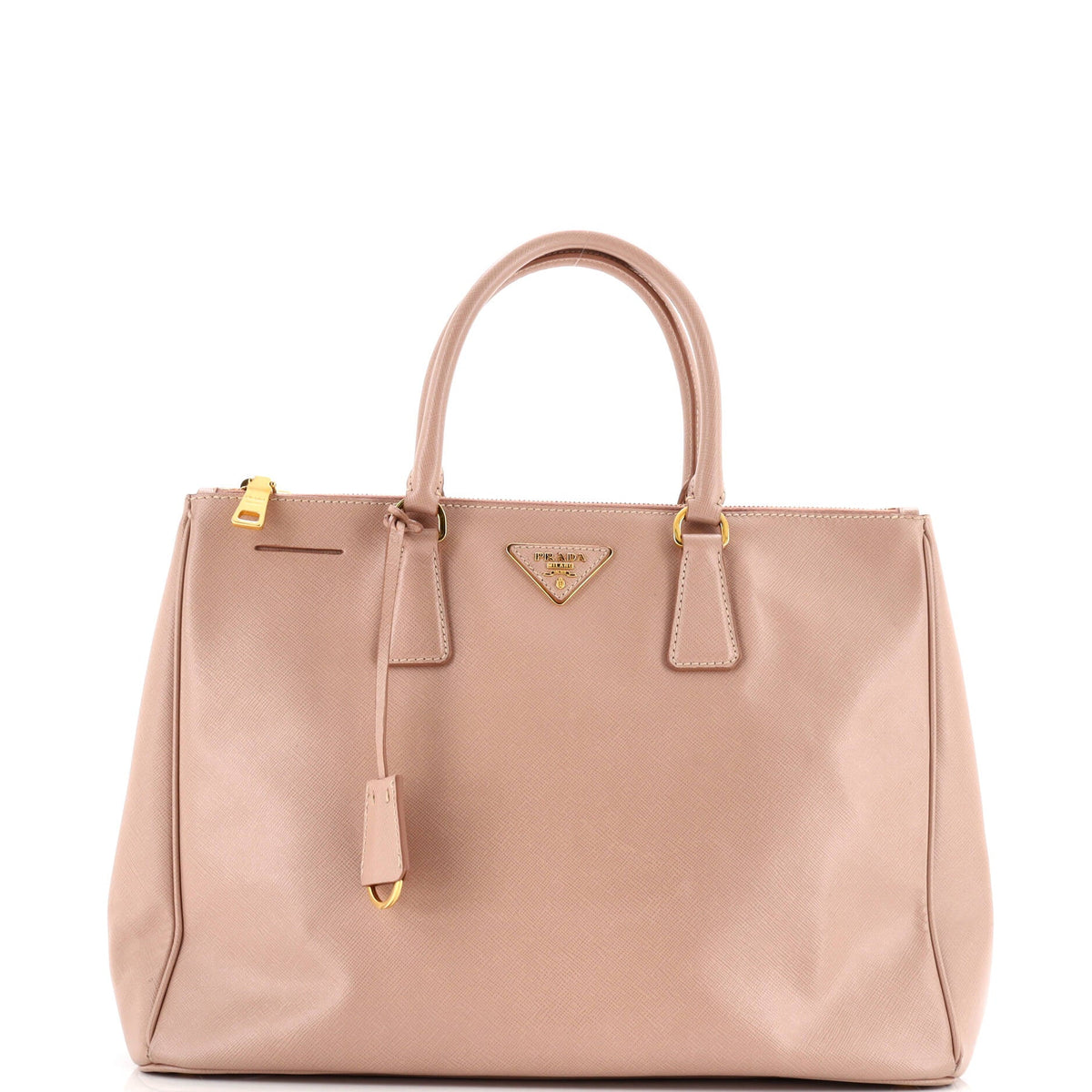 Prada PRADA Double Zip Lux Tote Saffiano Leather Medium