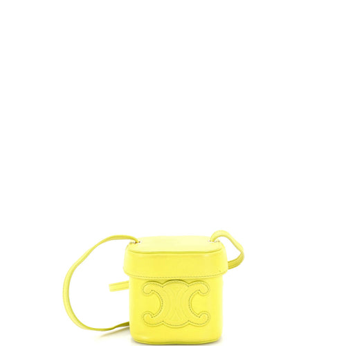 CELINE Cuir Triomphe Box Bag Leather Small