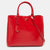 Red Saffiano Vernice Leather Galleria Tote