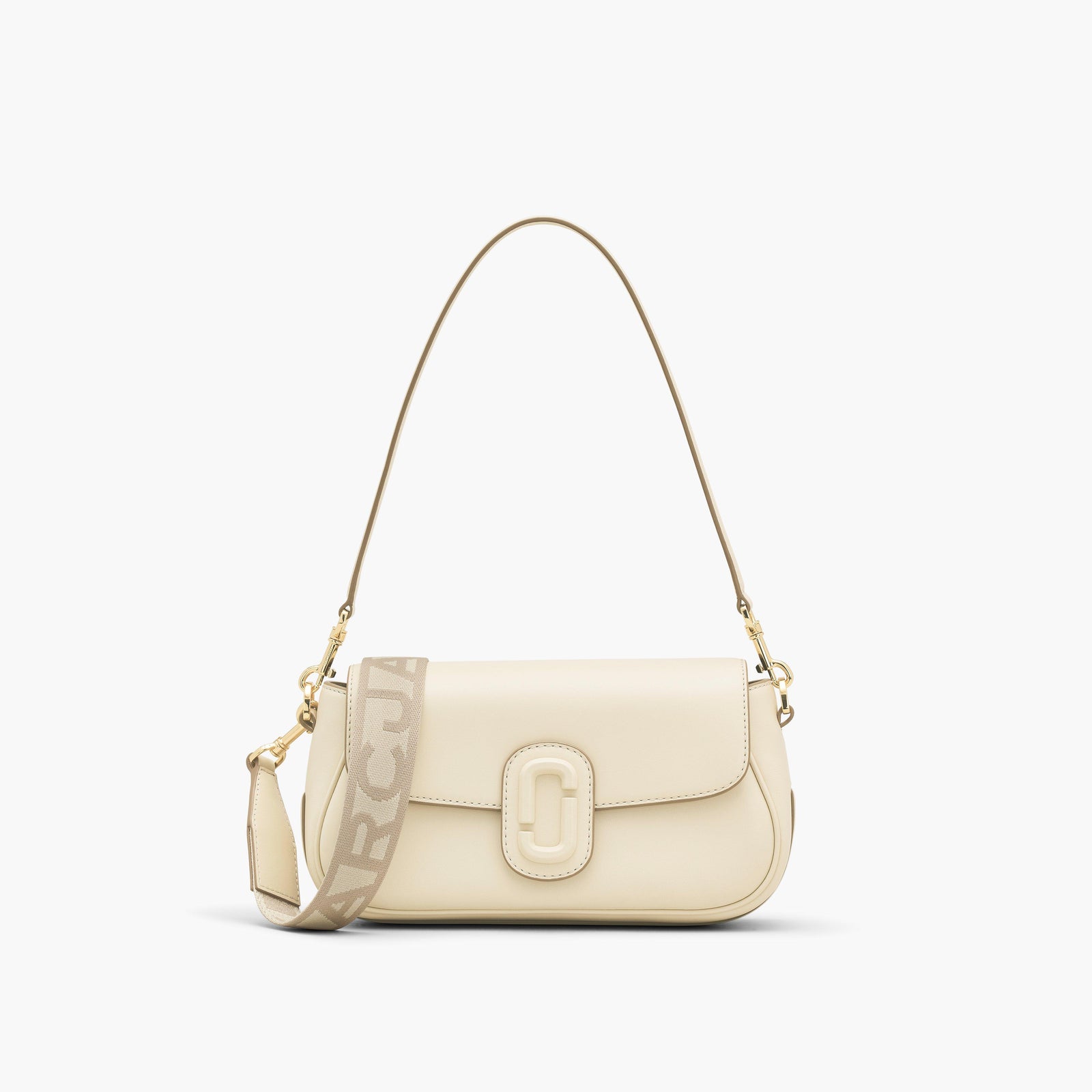 Marc Jacobs The Large Clover Shoulder Bag in Cloud White