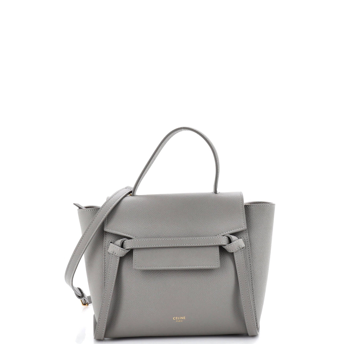 Celine CELINE Belt Bag Textured Leather Nano