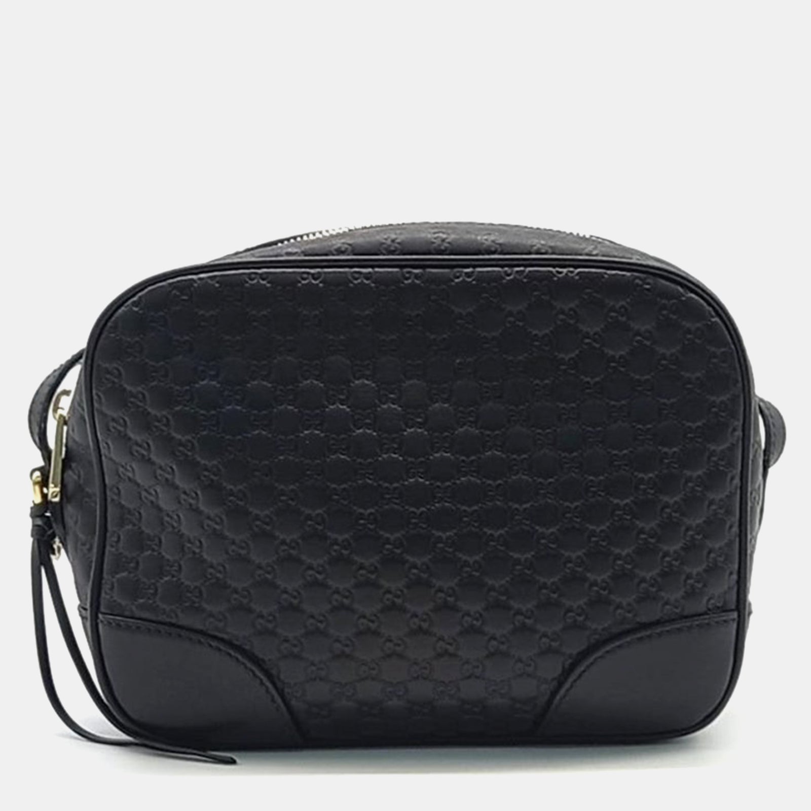 Gucci black leather Micro Cimaline Crossbody Bag