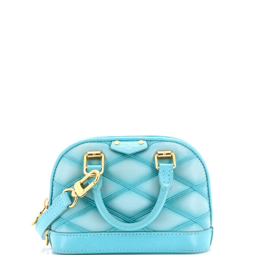 Alma Handbag Malletage Leather Nano
